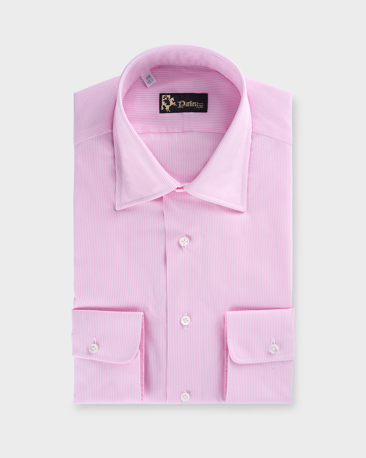 Pale Pink and White Striped 4 Shirt