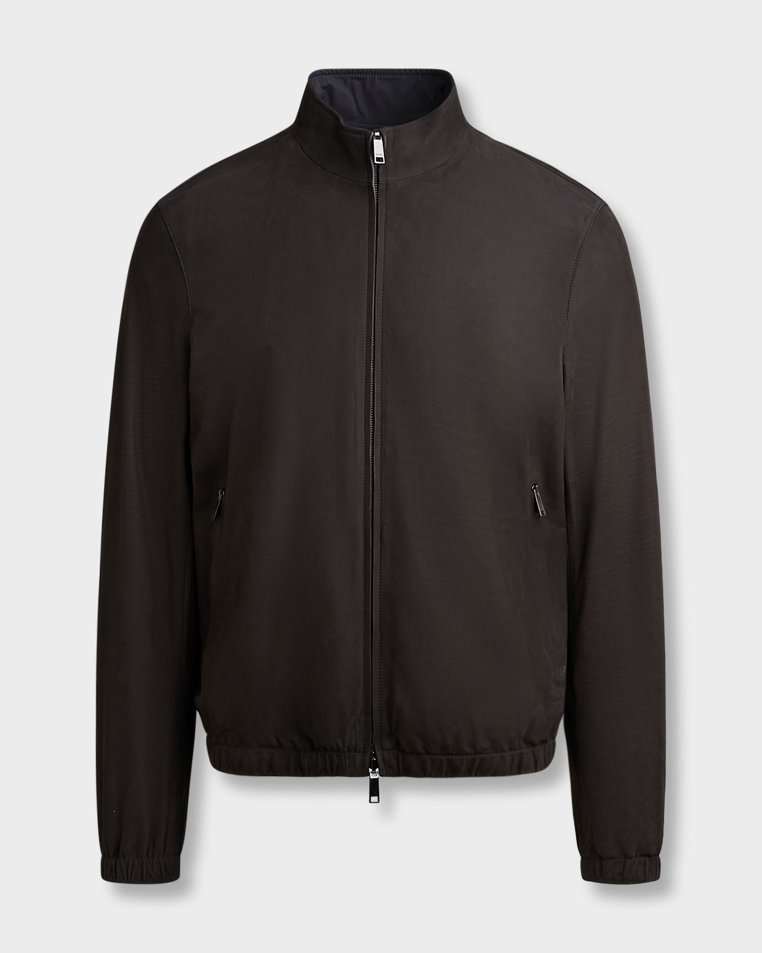 Zegna Dark Brown Nubuck Reversible Blouson– Parker & Co.