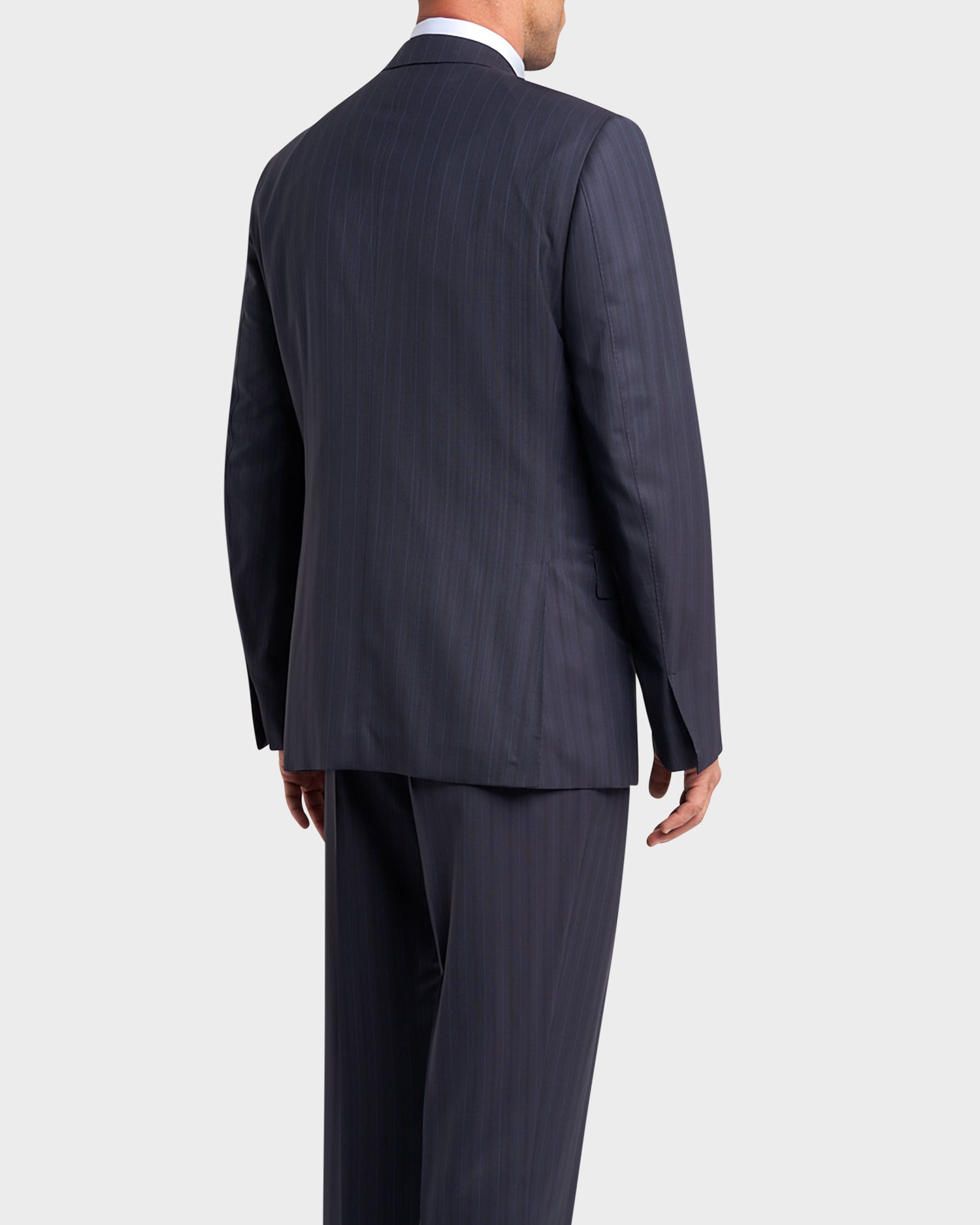 Navy Pinstripe Centoventimila Couture Suit