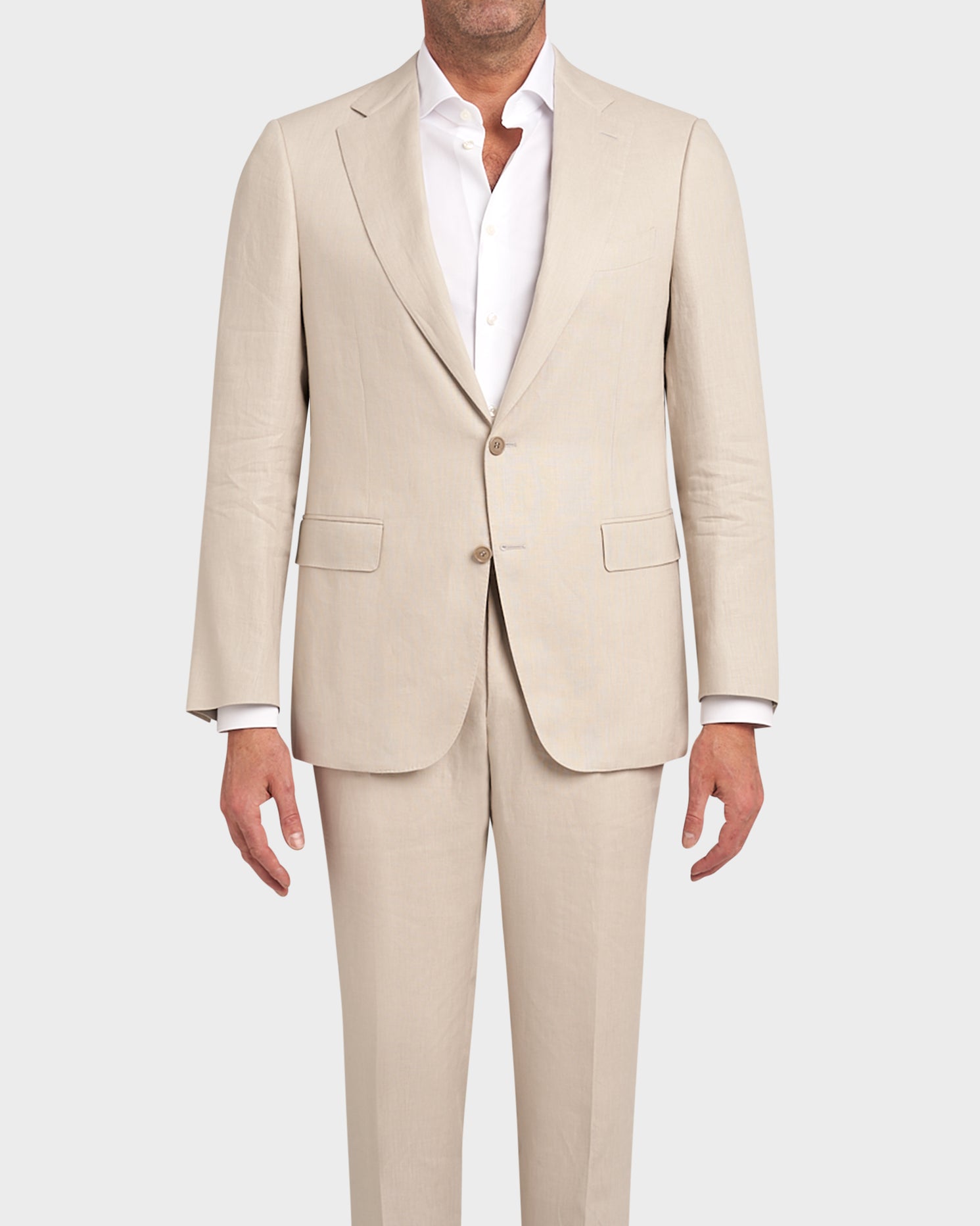 Canali Beige Puro Linen Suit– Parker & Co.