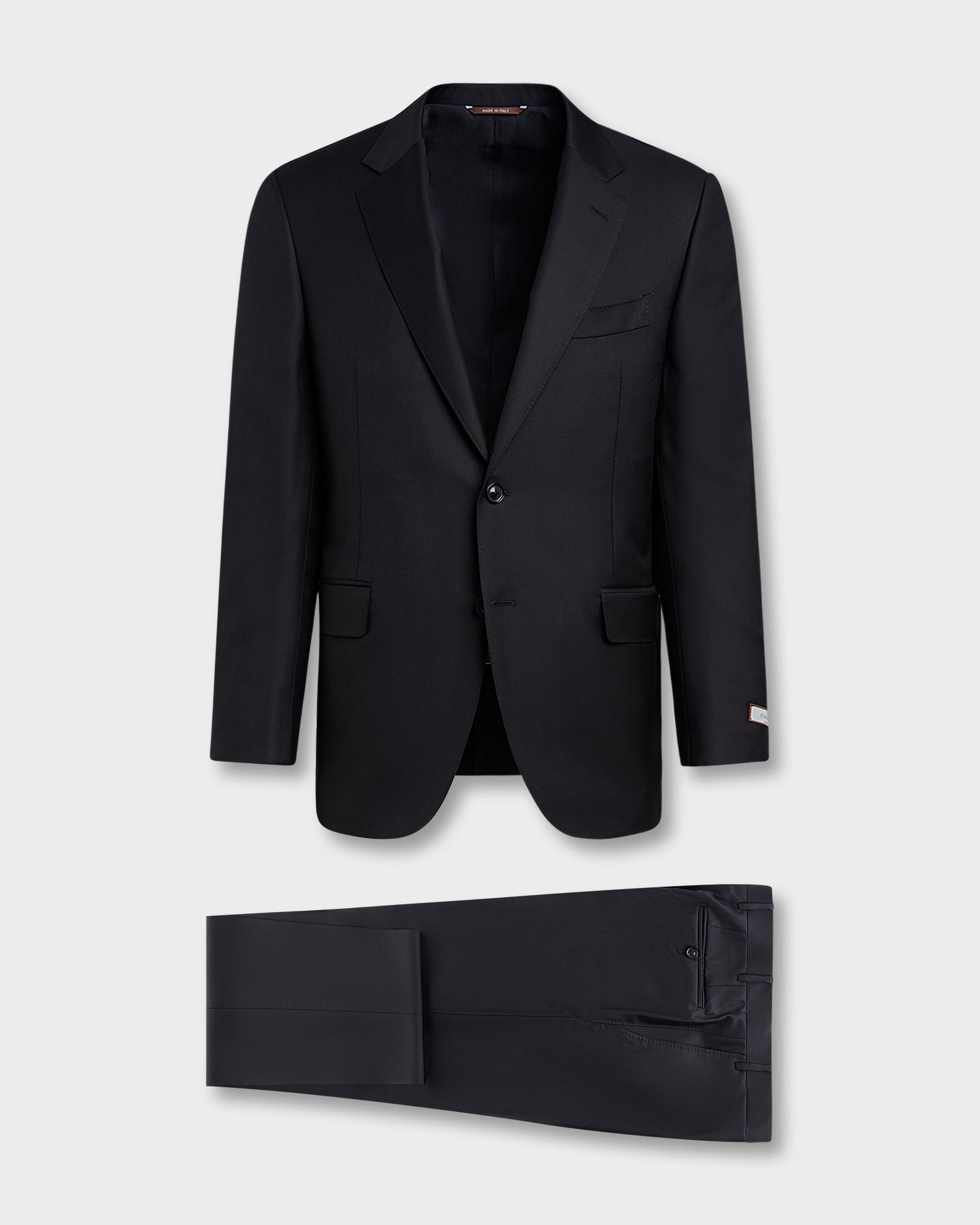 Black Super 150s Wool Suit