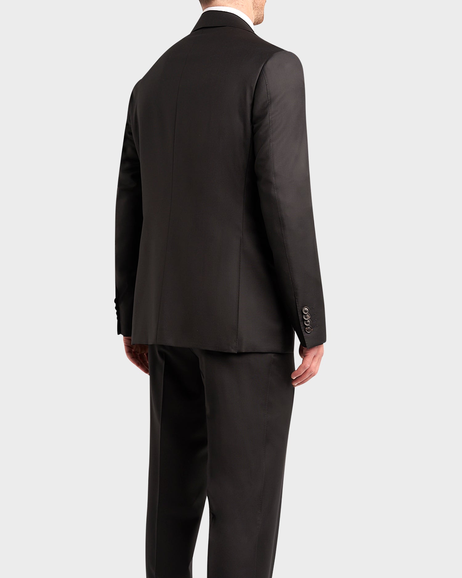 Pure Black Exclusive Super 150's Wool Suit