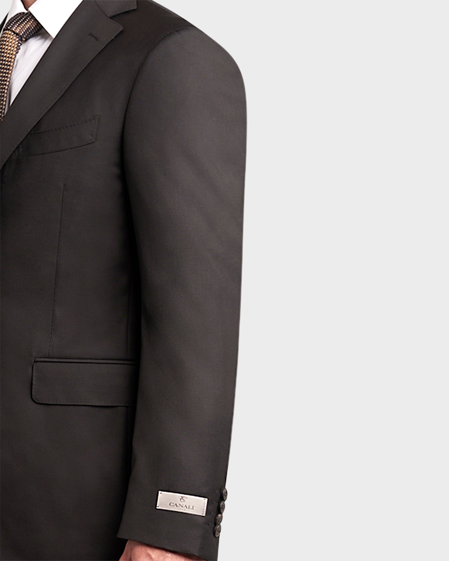 Pure Black Exclusive Super 150's Wool Suit