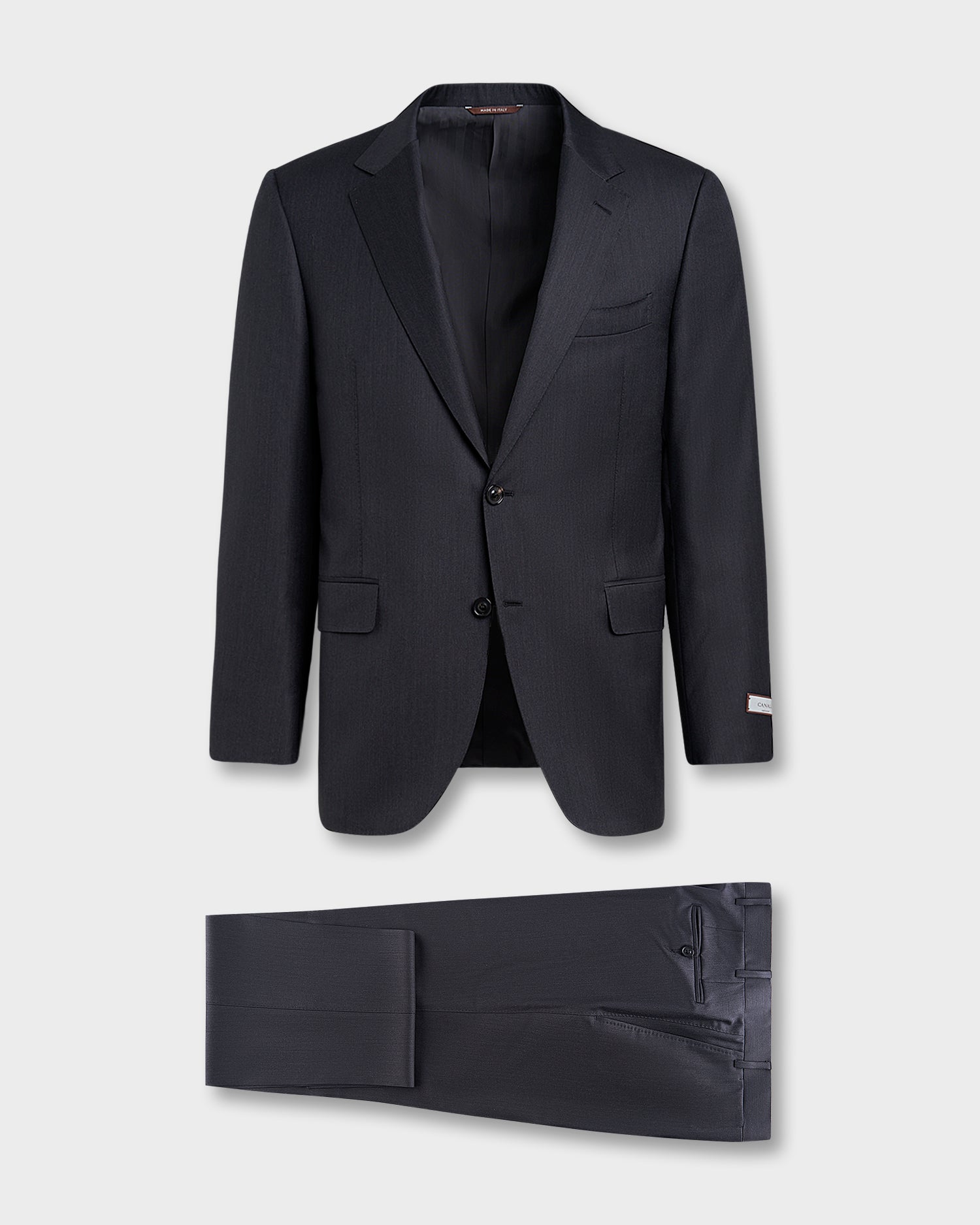 Dark Grey Super 150s Fine Wool Twill Suit