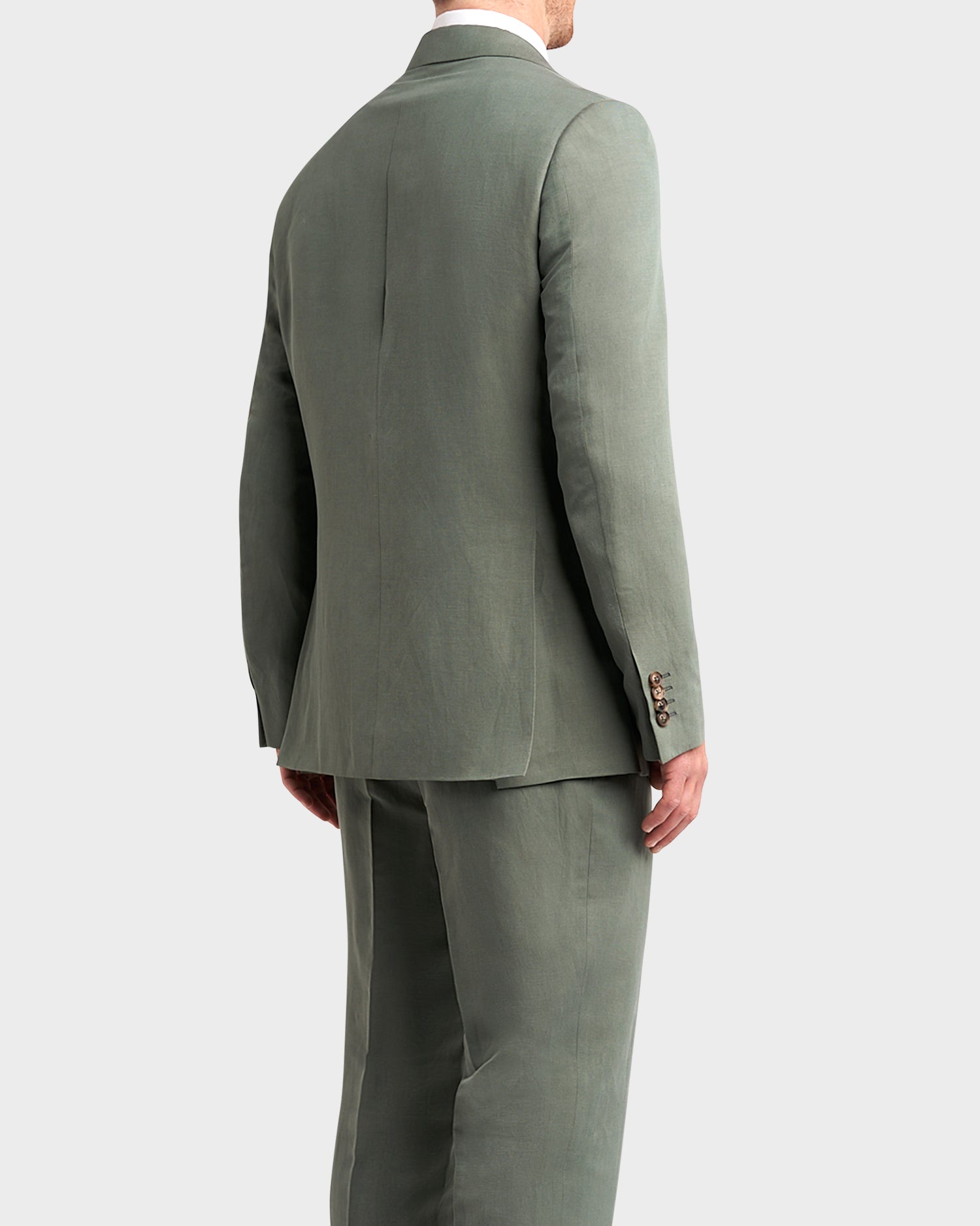 Sage Exclusive Linen Silk Suit