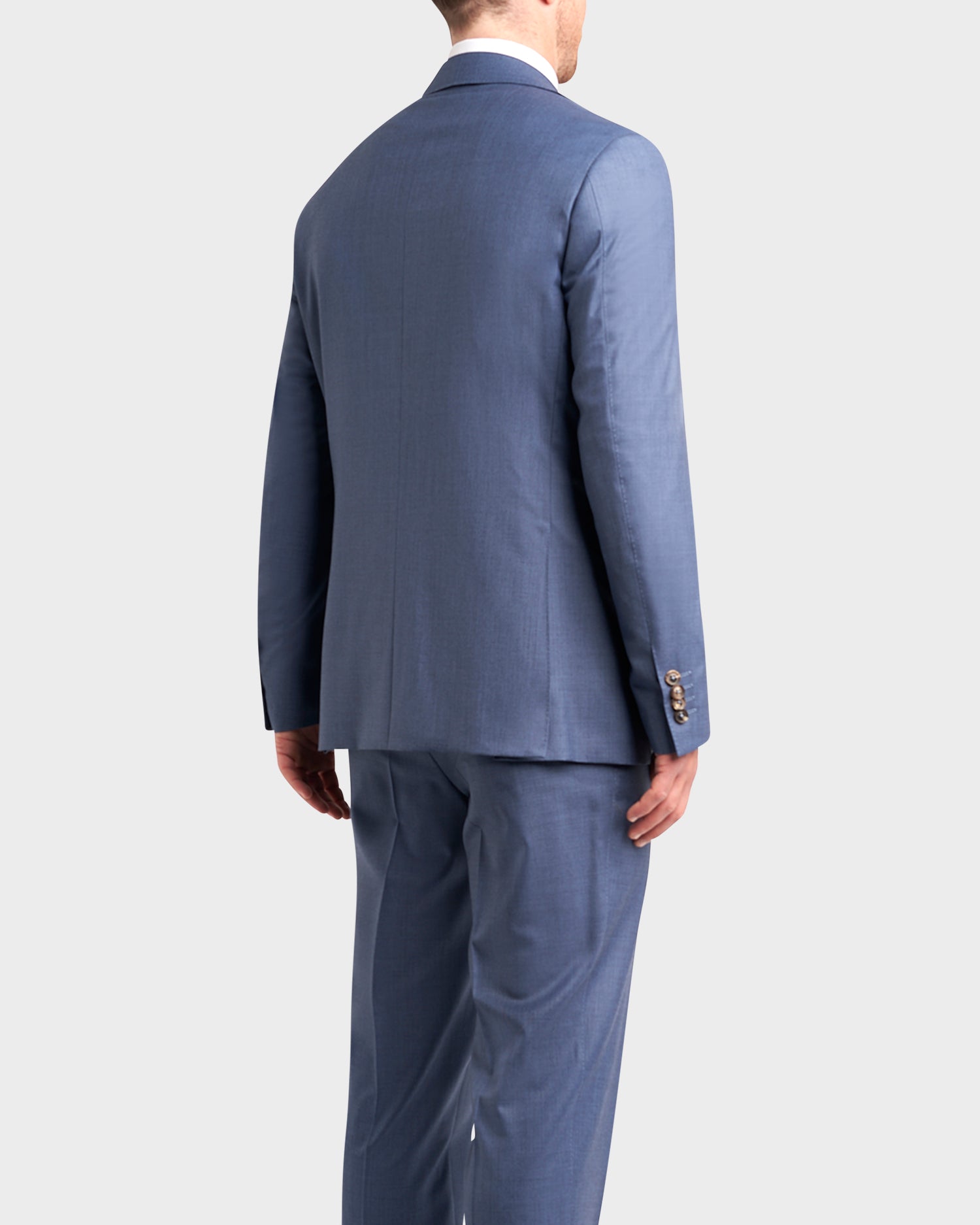 Mid Blue Exclusive Super 180s Pure Wool Suit