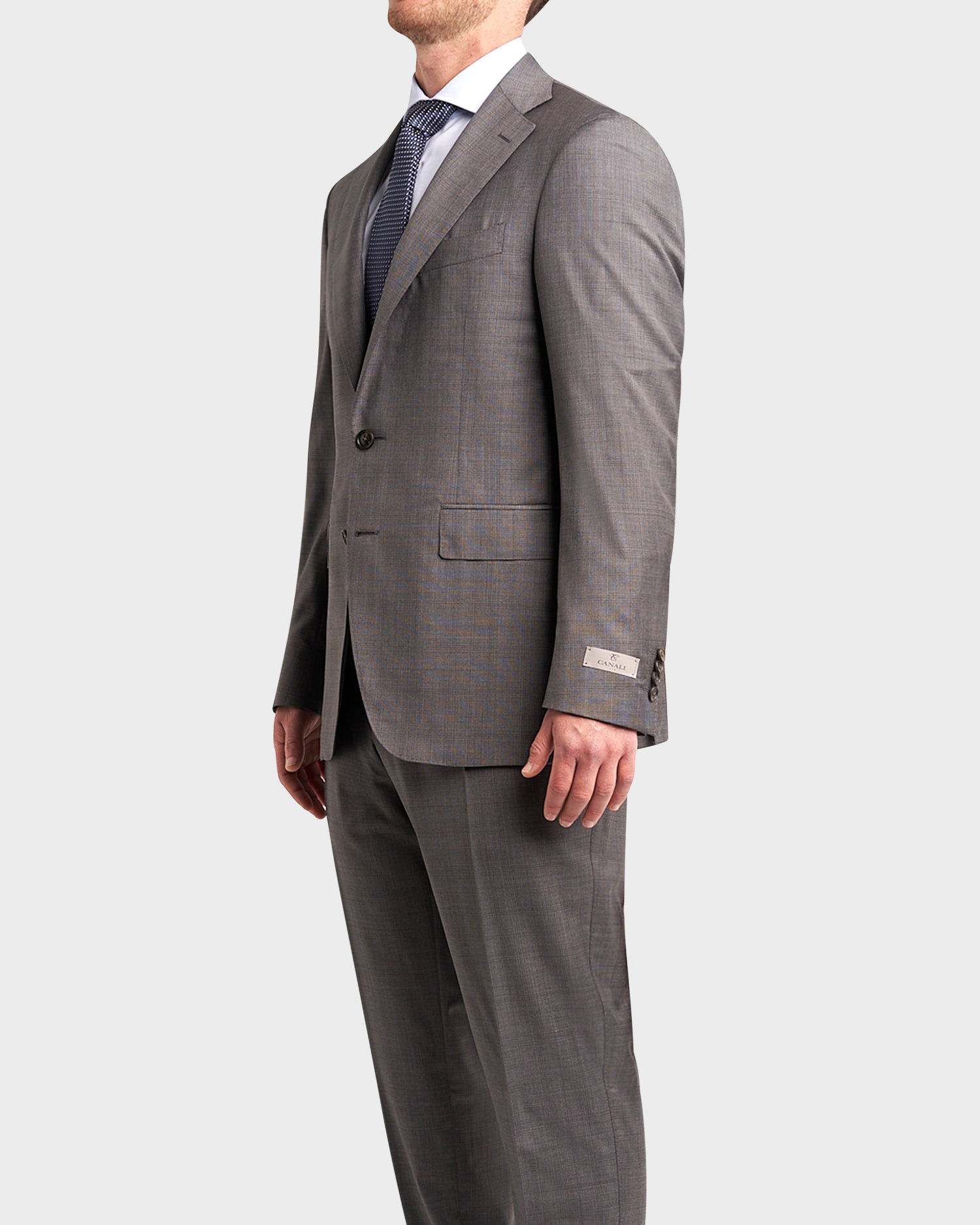 Grey Exclusive Wool 170s Silk Suit