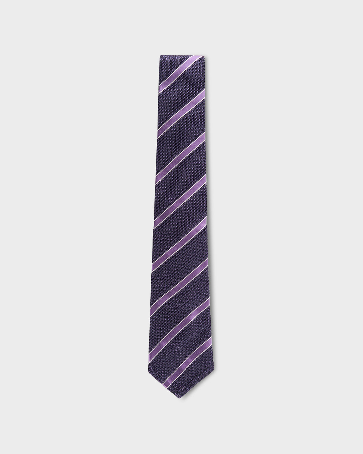 Canali Purple Diagonal Stripe Tie– Parker & Co.