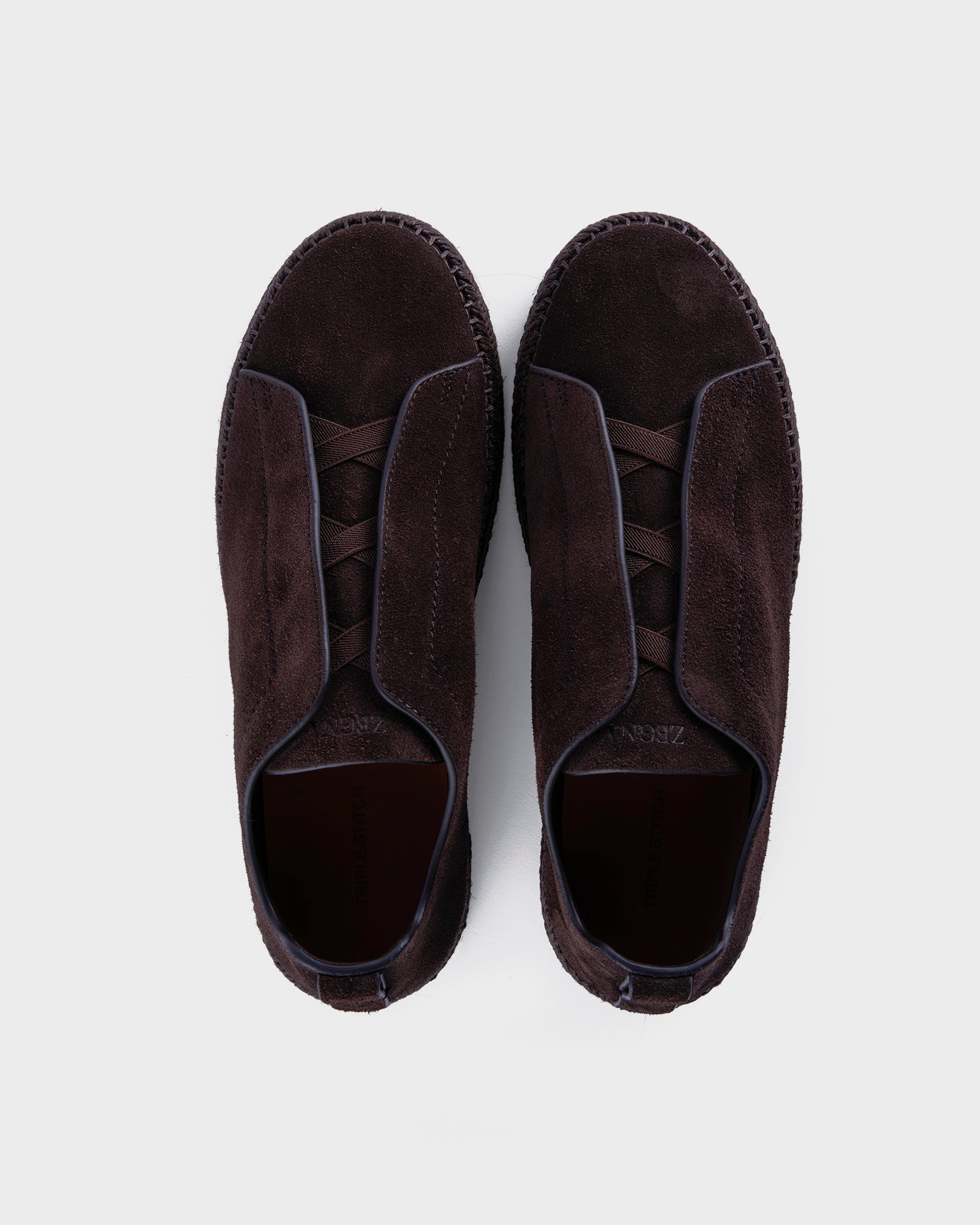 Brown Triple Stitch Espadrilles