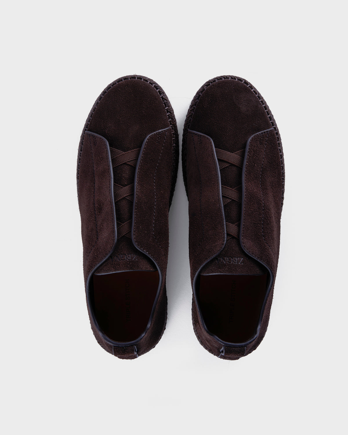 Brown Triple Stitch Espadrilles