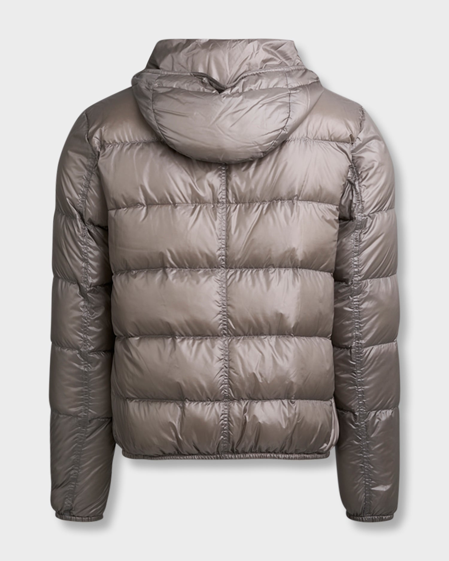 Silver Grey Ultra Lightweight Puffer Jacket