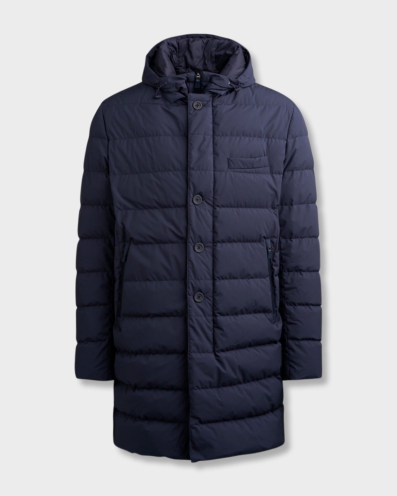 Navy Laminar Windproof Down Jacket