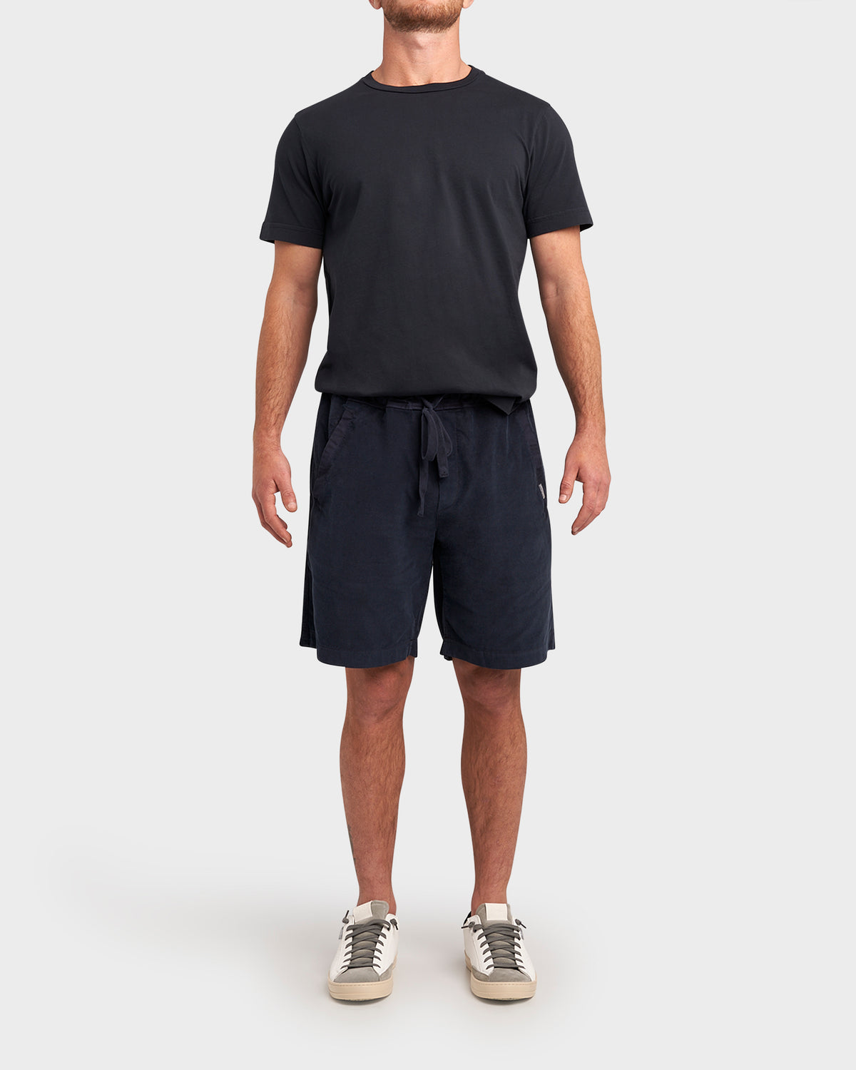 Crossley Navy Mini Corderoy Cotton Stretch Shorts– Parker & Co.