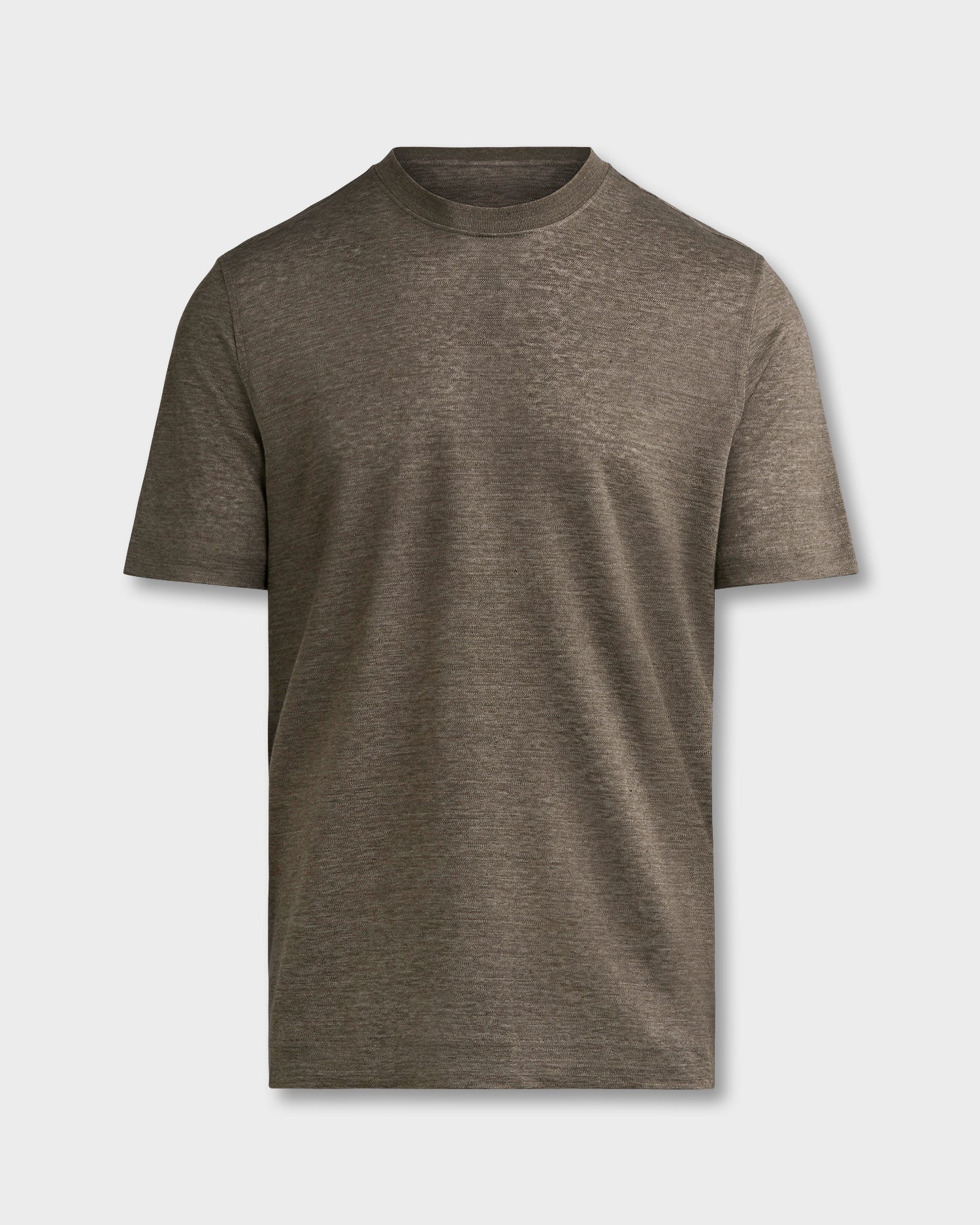 Deep Pine Green Oasi Linen T-Shirt