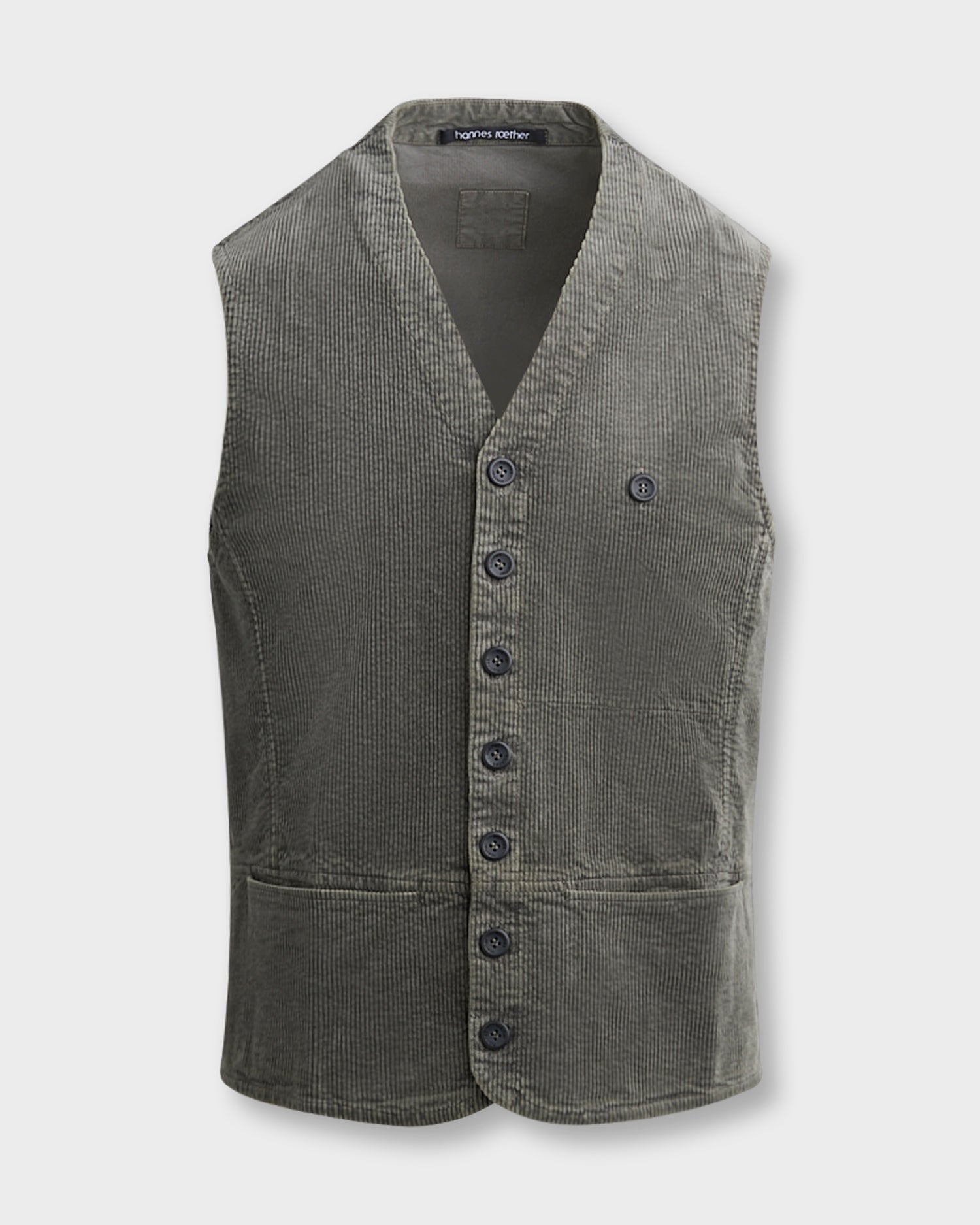 Sage Cotton Corduroy Buttoned Vest