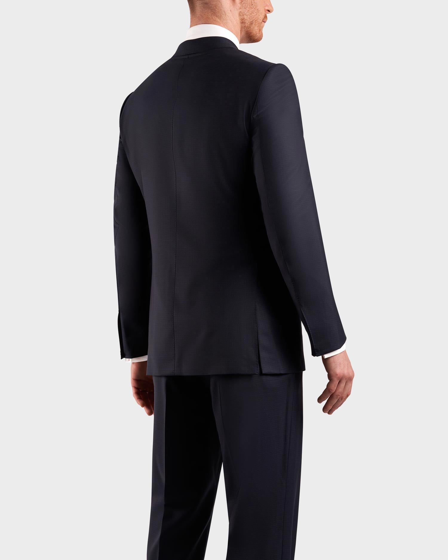 Superfine Wool Couture Check Suit