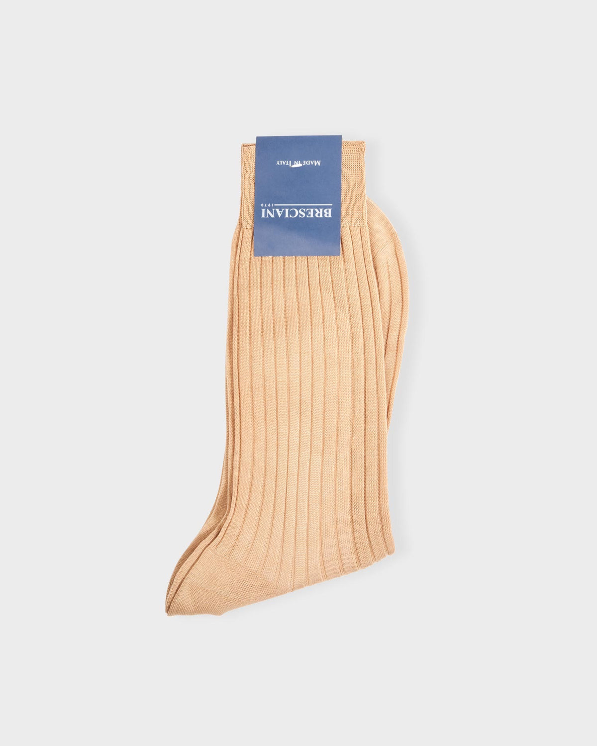 Cream Calf Length Socks Parker & Co.